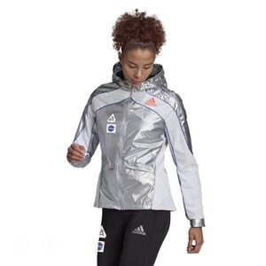 Adidas x NASA Marathon Space Race Women's Running Jacket Size XS (US 2)